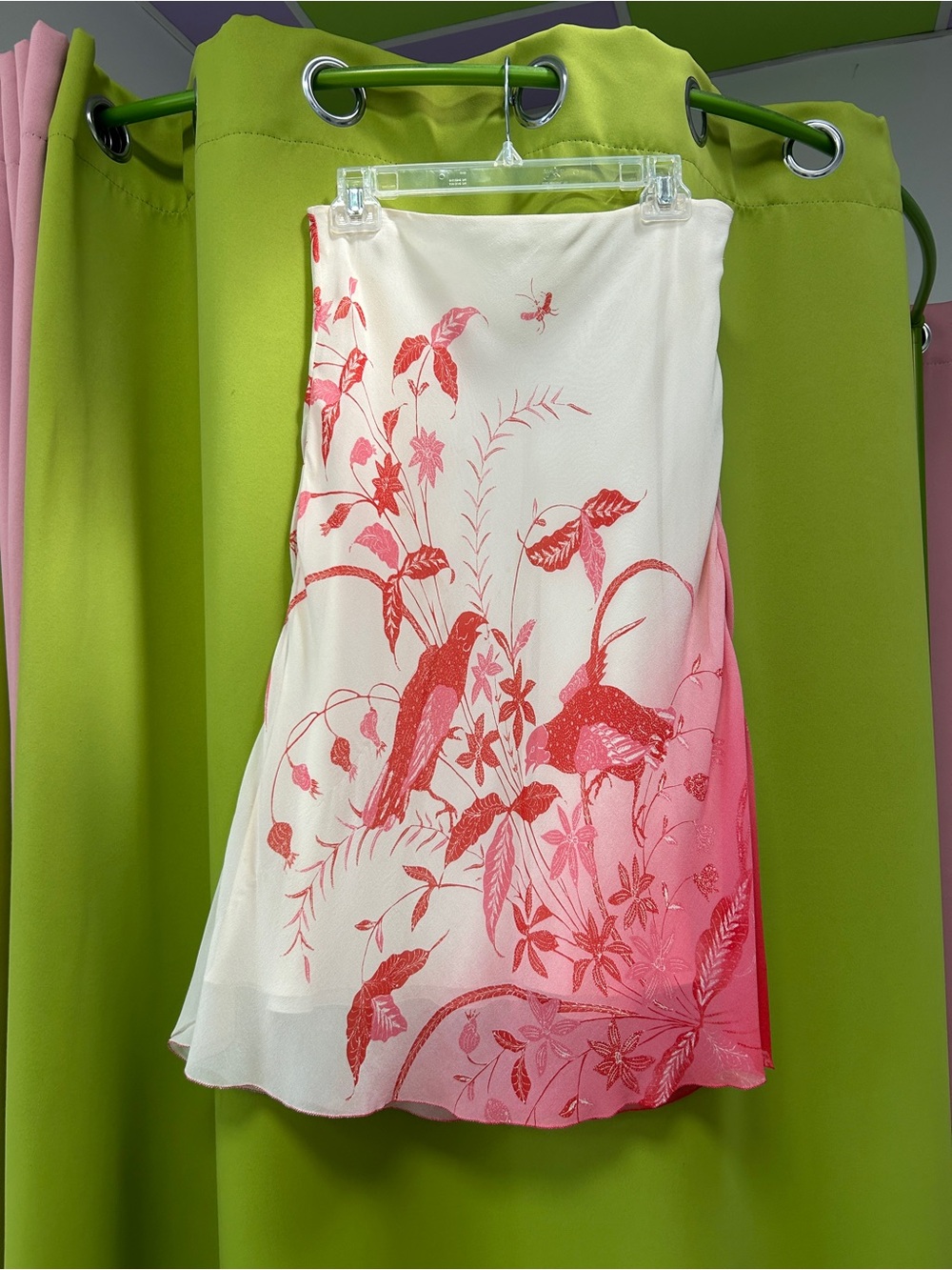 Vivienne Tam 100% Silk Skirt Sz 2